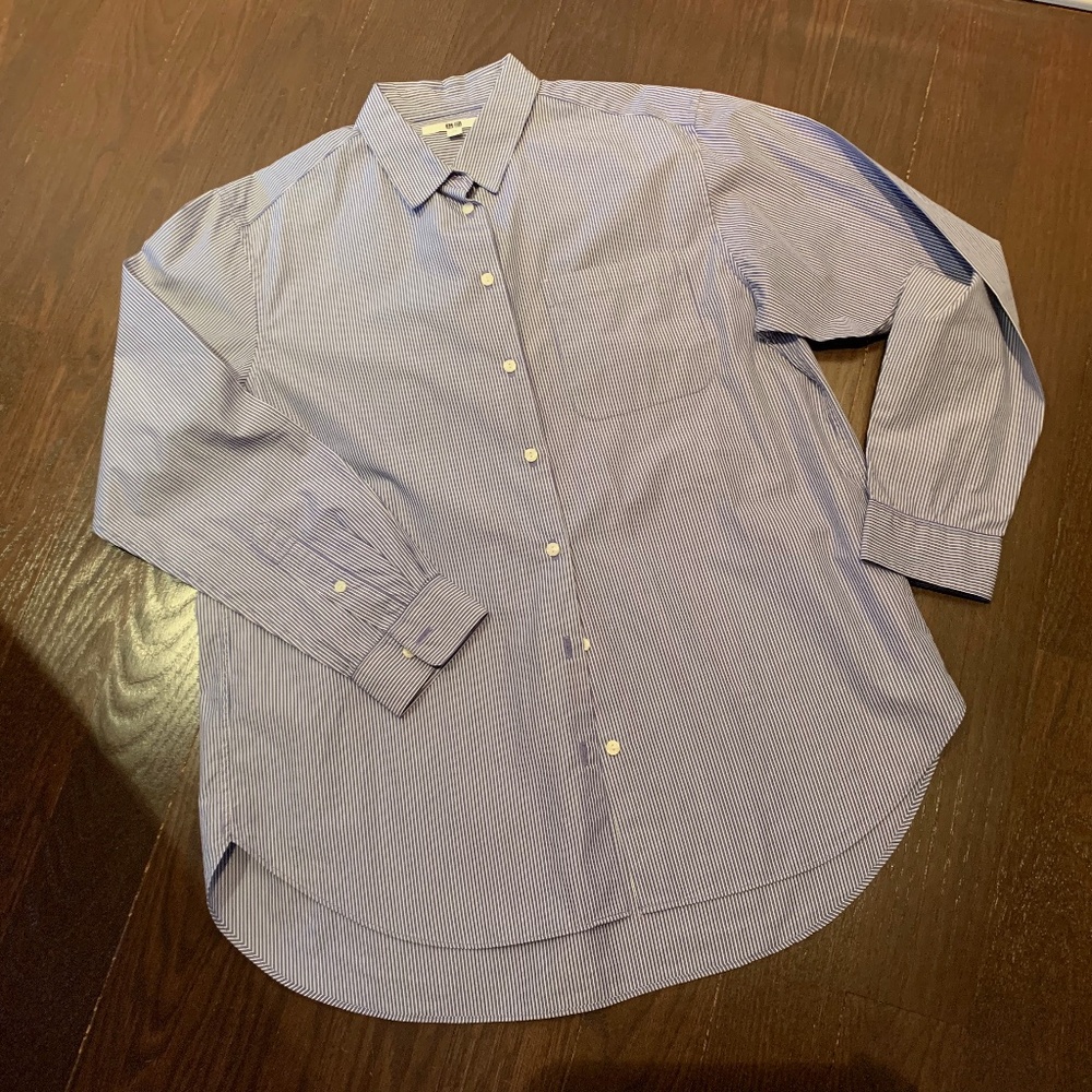 UNIQLO women's cotton long sleeves shirt